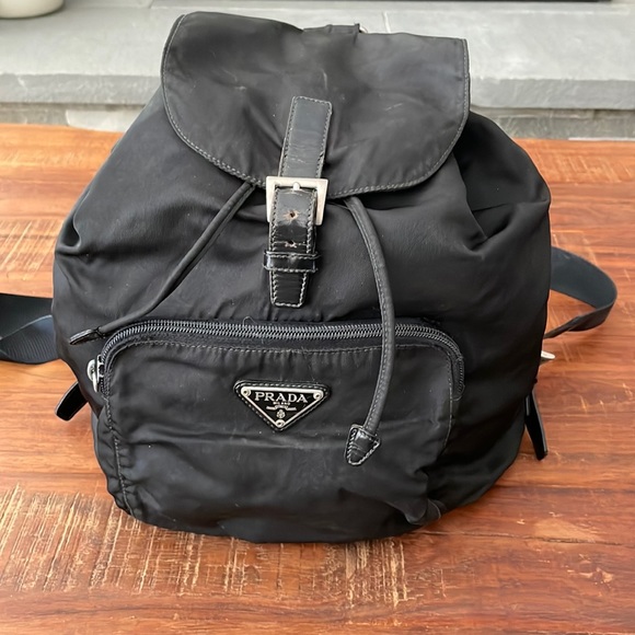 Prada Black Nylon Backpack - Picture 1 of 10